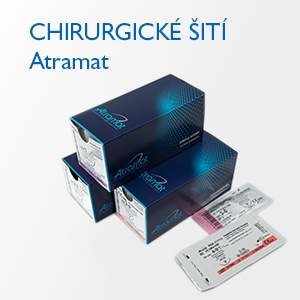Chirugické šití Atramat