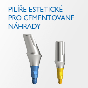 Pilíře estetické pro cementované náhrady