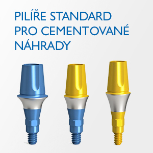 Pilíře STANDARD pro cementované náhrady