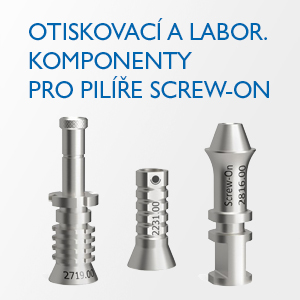 Otiskovací a labor. komponenty pro pilíře Screw-On