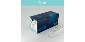 Chirurgické šití Atramat Silk, nevstřebatelné, BR – černé, sada 12 ks