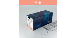 Chirurgické šití Atramat PGC25, vstřebatelné, MNF – fialové, sada 12 ks